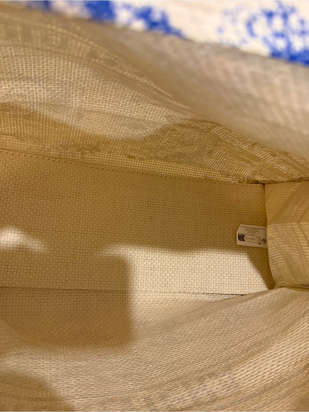 Dior Blue and Natural Toile Canvas Tote - Picture 9 of 9